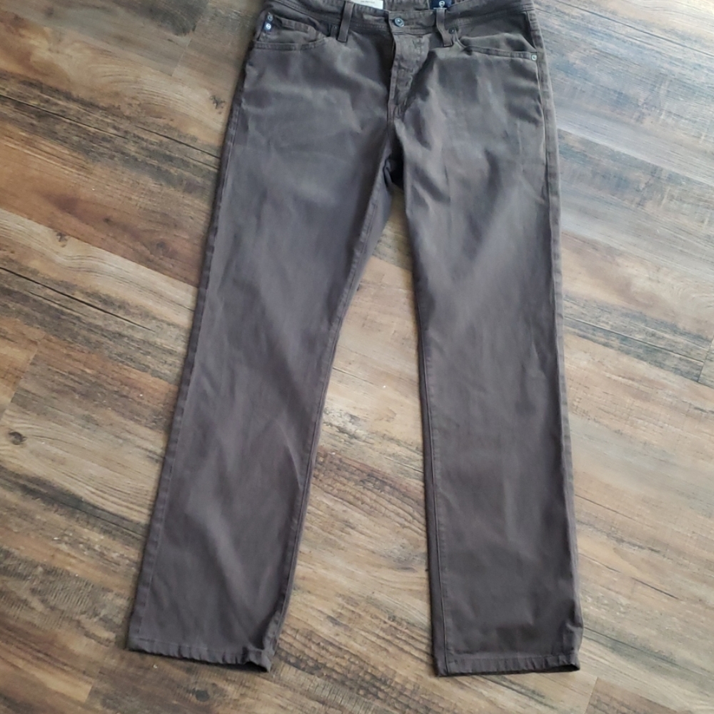 AG stretch dark brown colored casual pants